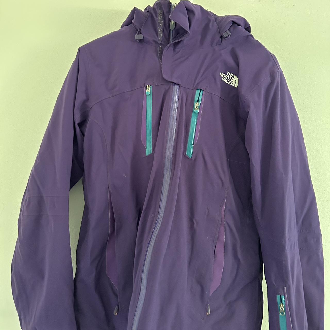 North Face purple jacket size M - Depop