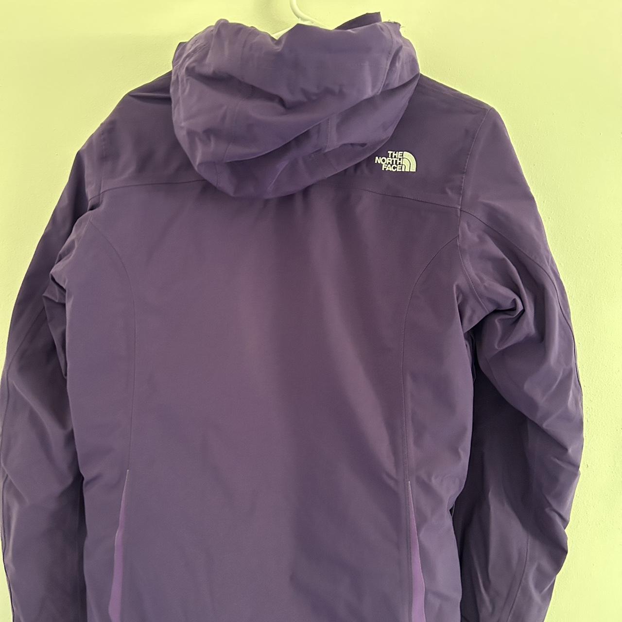 North Face purple jacket size M - Depop