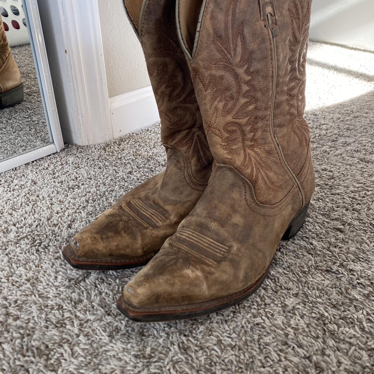 Vintage Dingo cowgirl boots - Depop