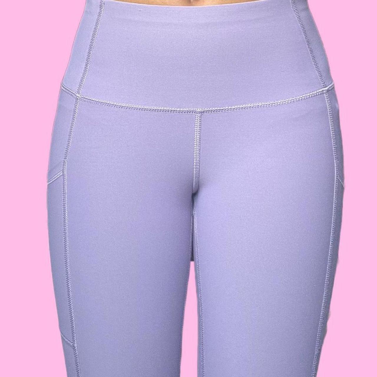 light purple leggings -in perfect... - Depop