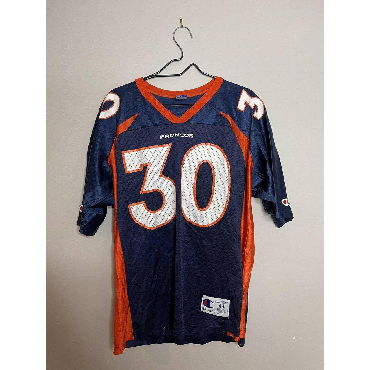 Vintage Terrell Davis Denver Broncos Jersey Champion - Depop