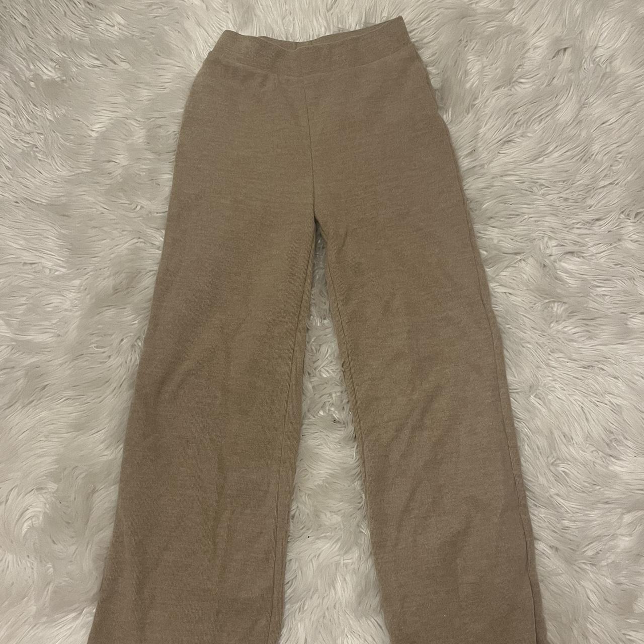 Zara lounge wide leg sweater pants Sooo soft and Depop