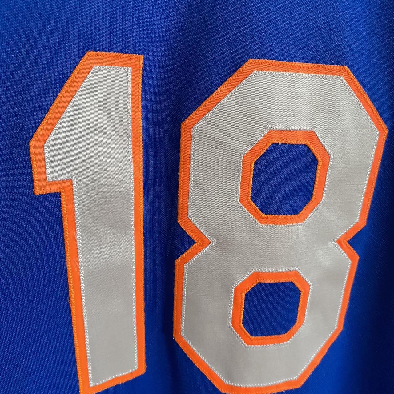 Mitchell & Ness NY Mets #18 Strawberry Cooperstown - Depop