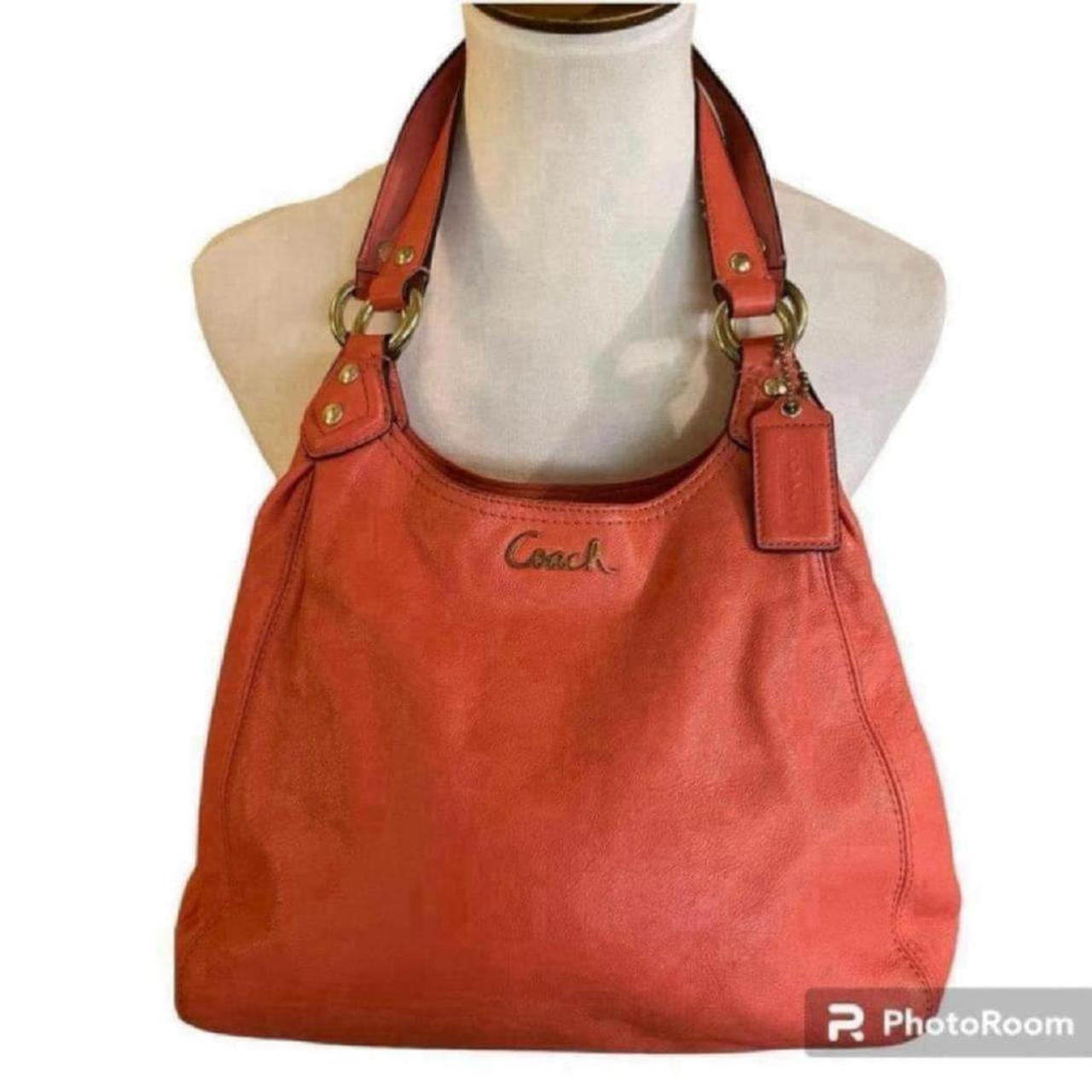 Cheapest Coral/Red Coach Large Bag