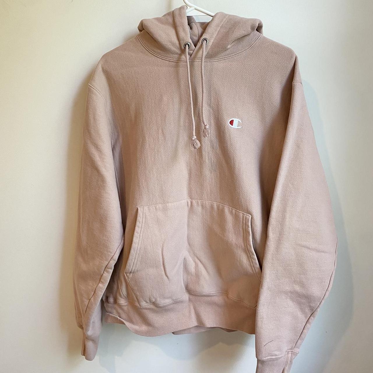 Pink Beige Champion Pullover Champion® Reverse Weave Pullover