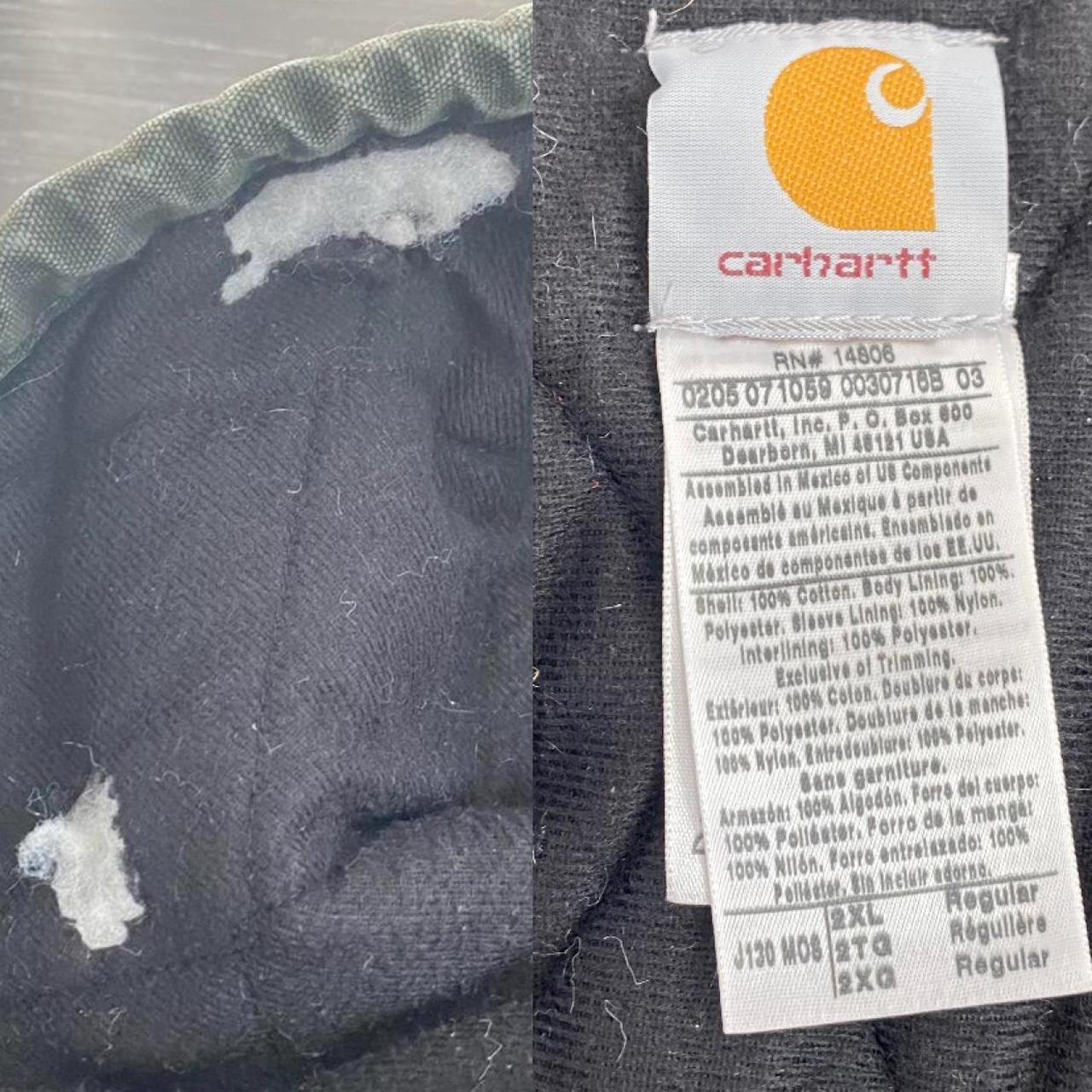 Carhartt jacket in Moss RN14806 Heavy duty hooded... Depop