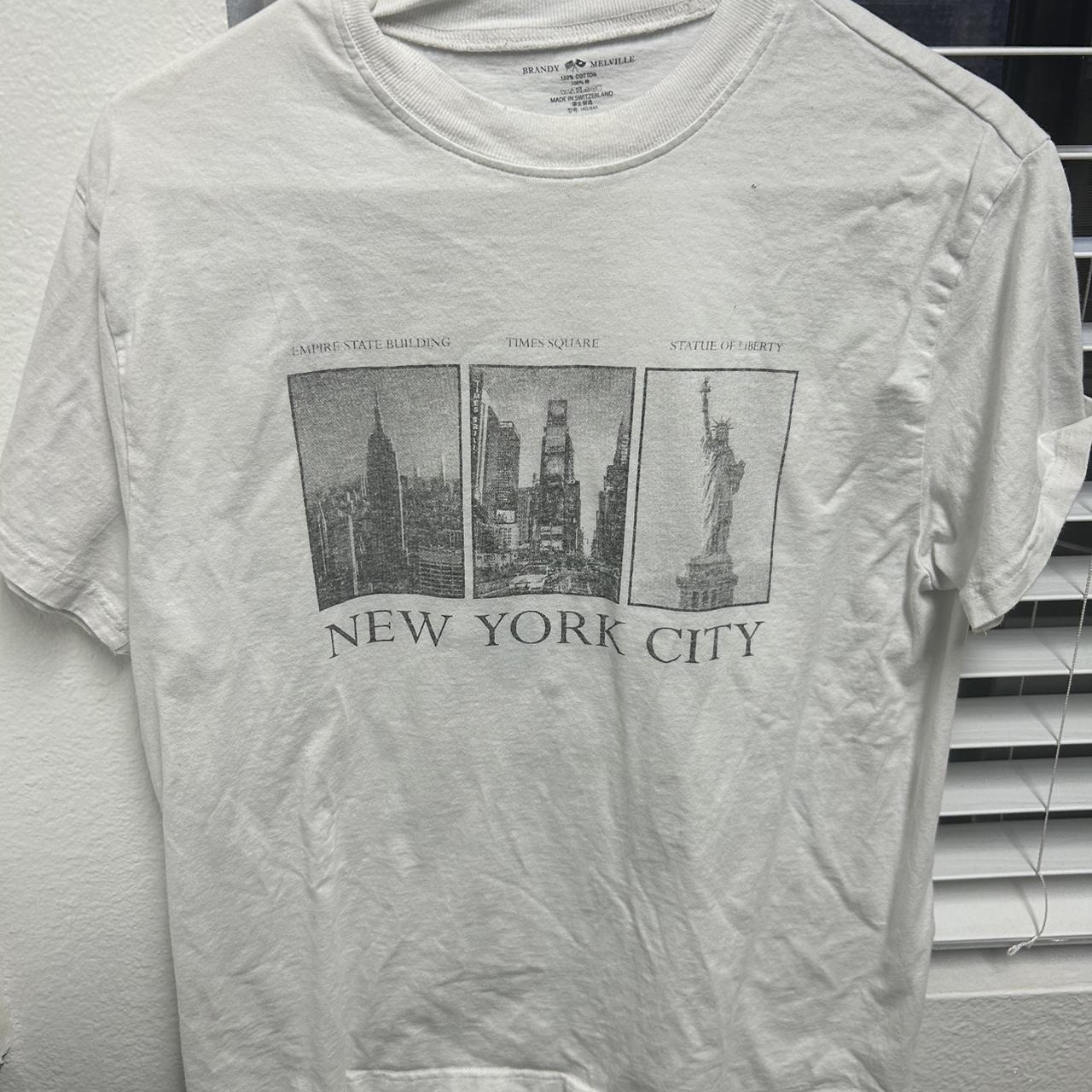 Brandy Melville New York City t shirt size: small... - Depop