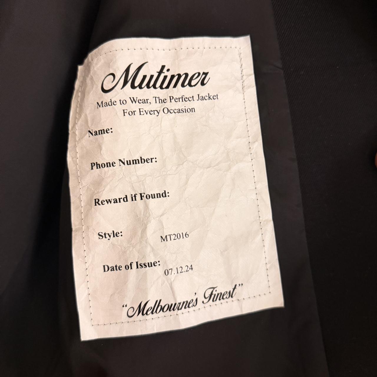 Men's Lightweight Jacket - Black - S – Mutimer Di… - image 2