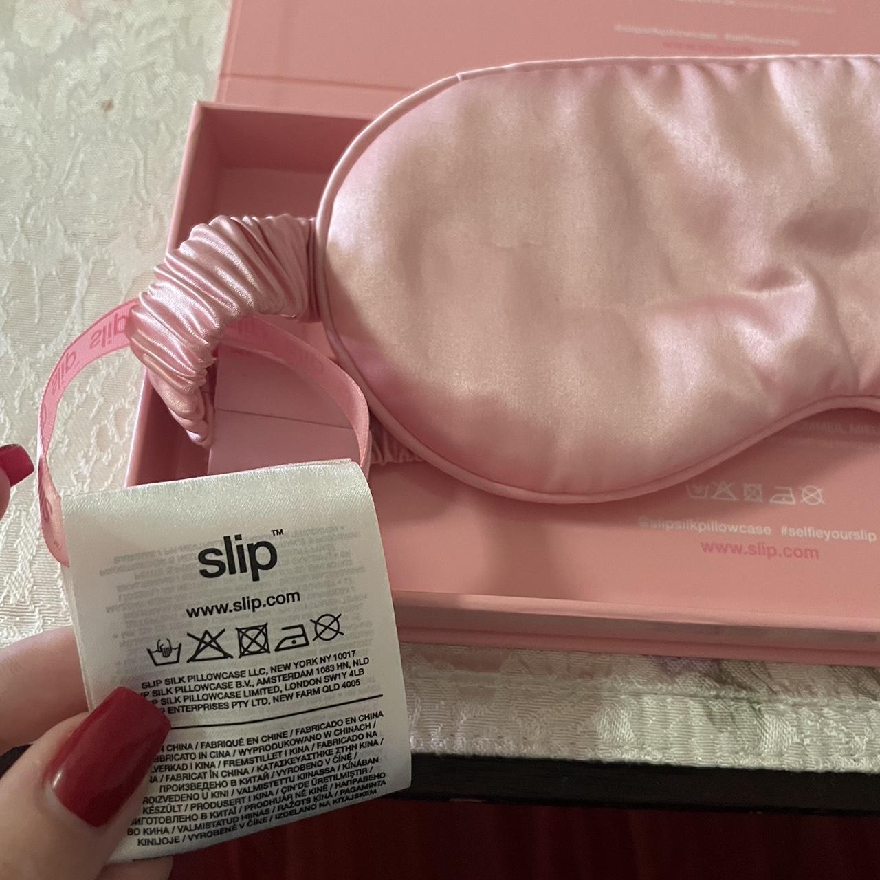 slip pure silk sleep mask in the colour candy... Depop