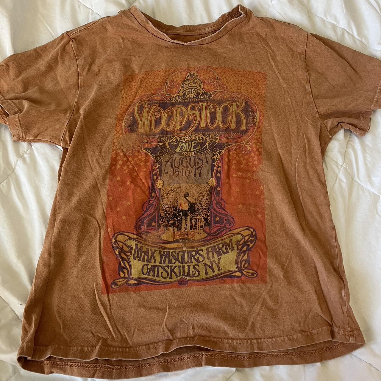 lucky brand woodstock t shirt