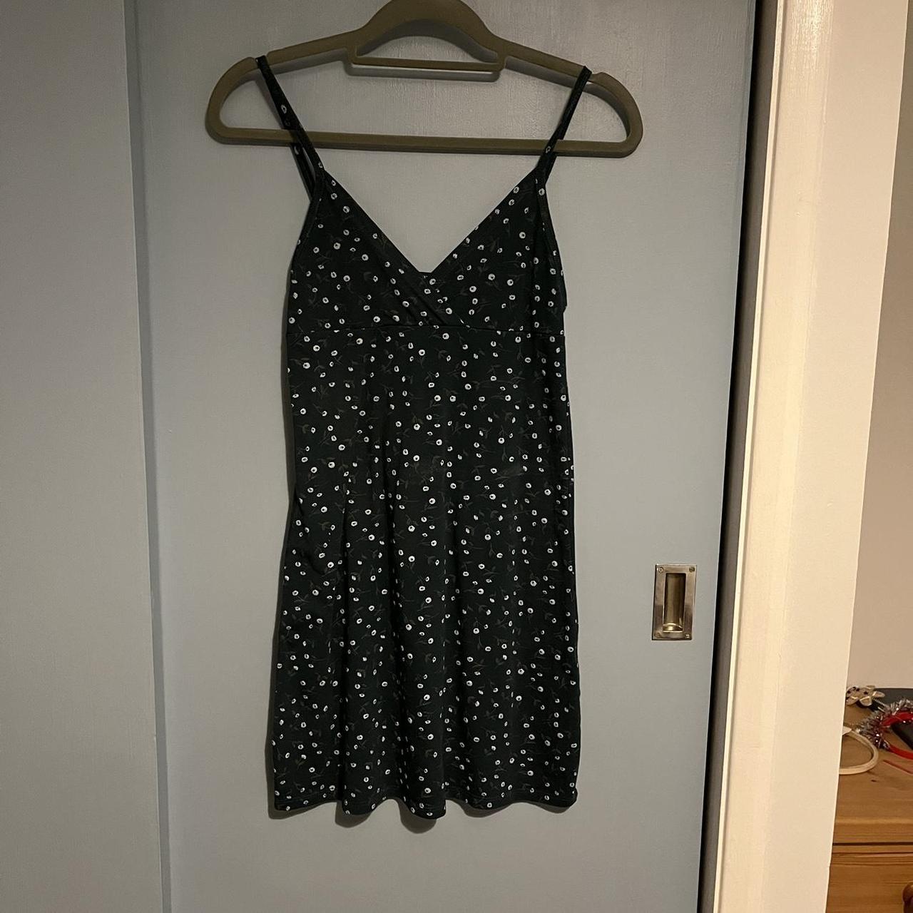 Brandy Melville Women's Green and Blue Dress Depop