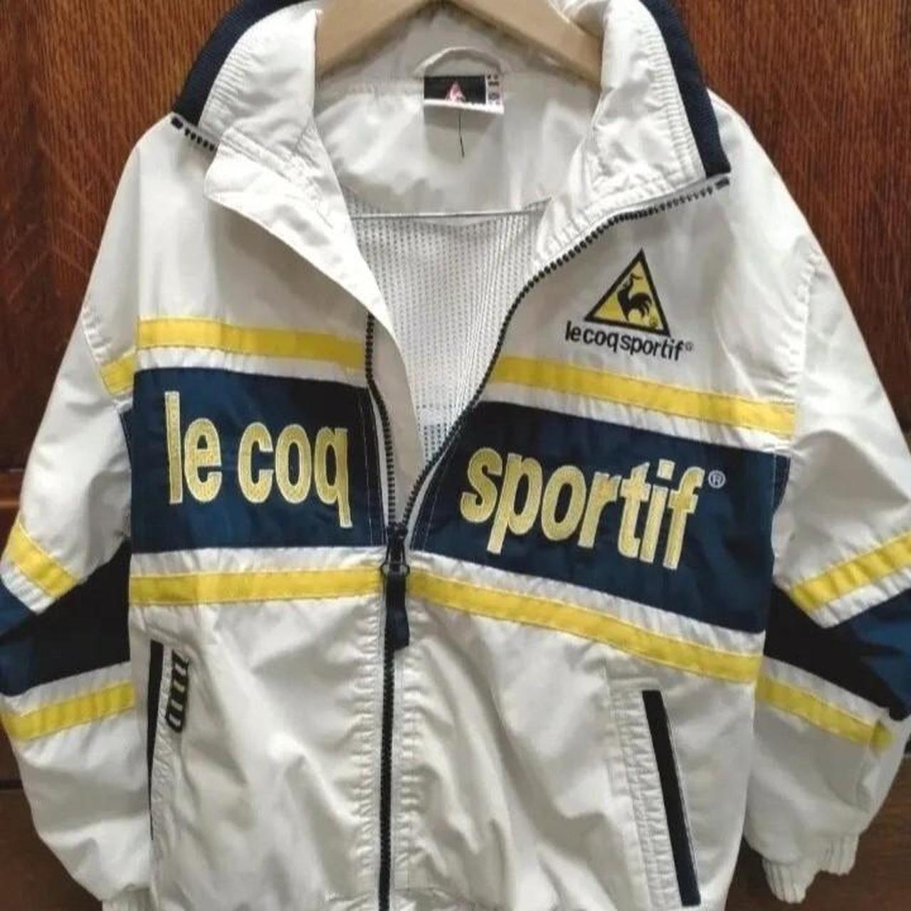 Kids Retro Le Coq Sportif lightweight jacket ages 6... - Depop