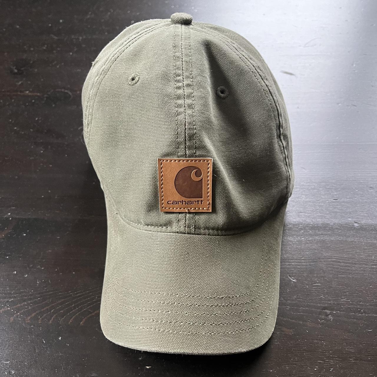 Carhartt mens Canvas baseball caps, Army Green, One... - Depop