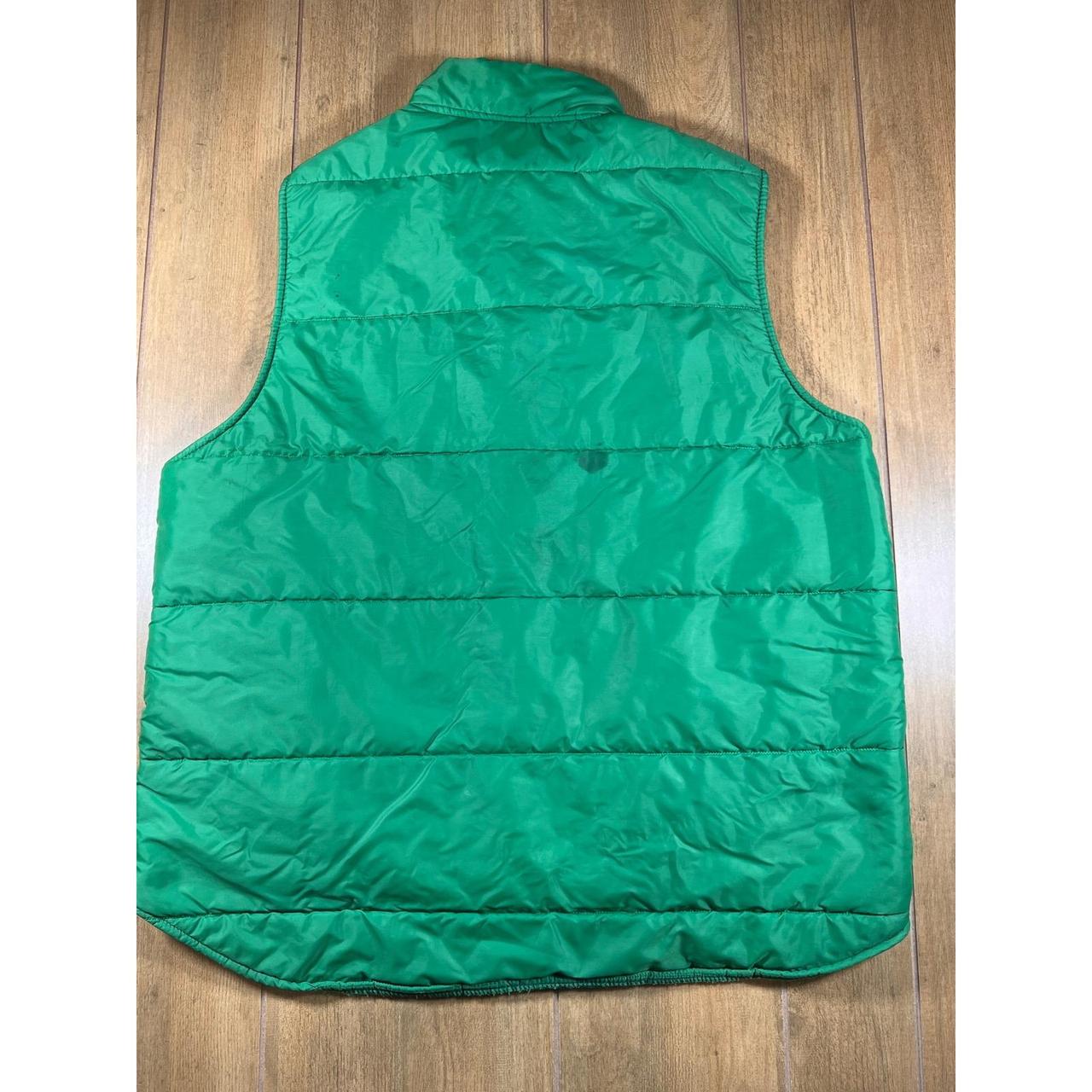 O Pioneers Men's Vest - Green - L – Vintage 70s d… - image 2