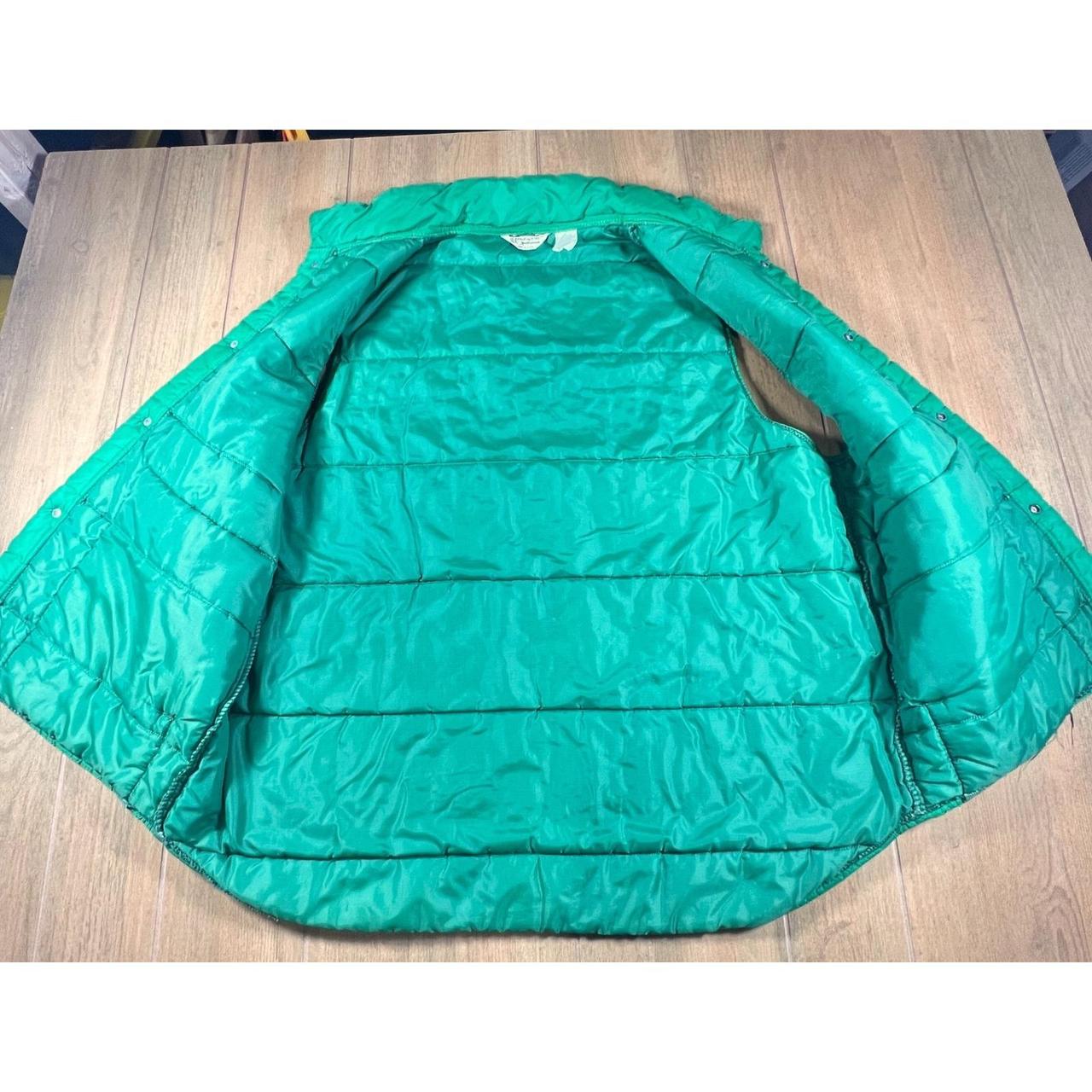 O Pioneers Men's Vest - Green - L – Vintage 70s d… - image 5