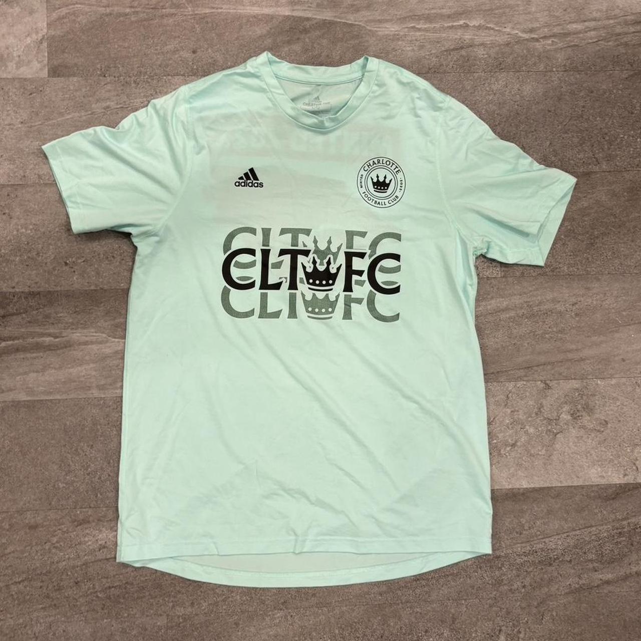 🧱 Charlotte FC Mint Green Adidas TShirt 🧱 Size... Depop