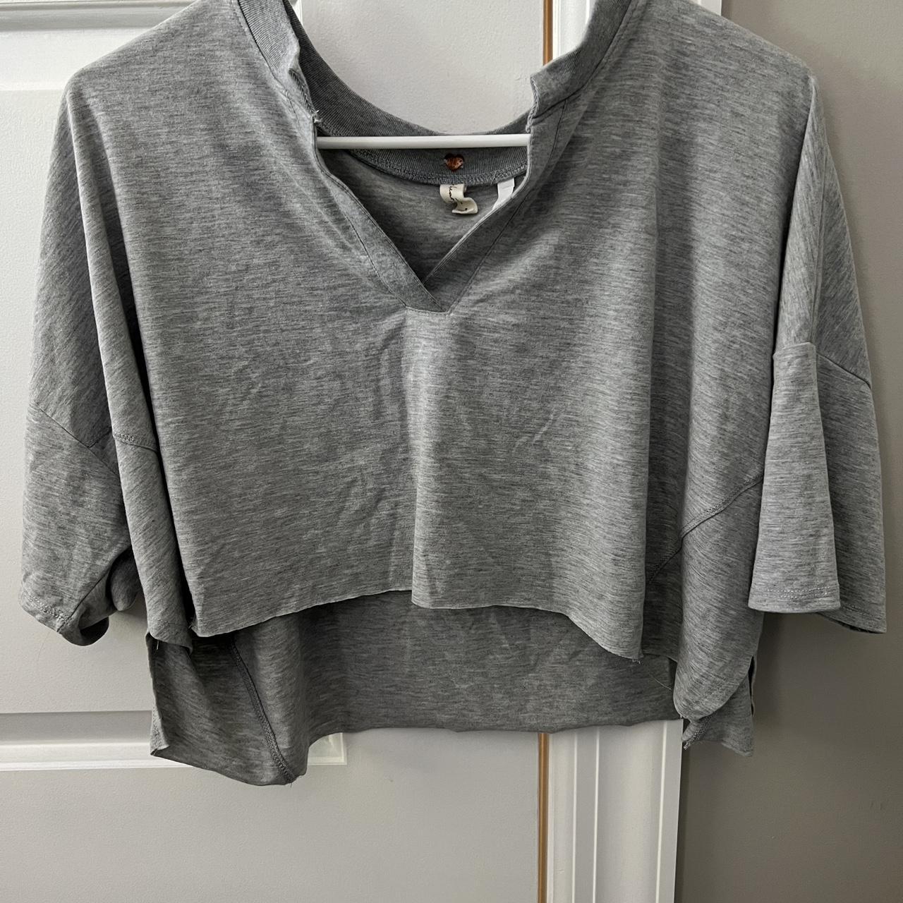 LA Hearts by PacSun Women's Grey Shirt | Depop