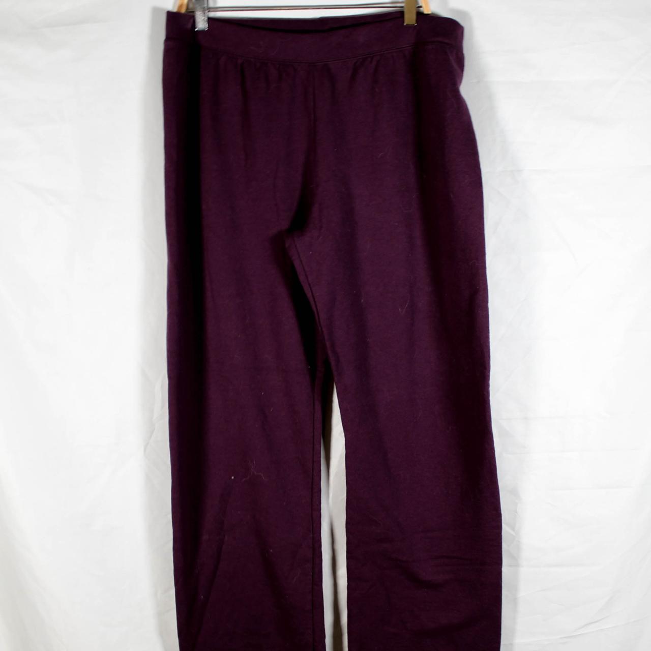 Hanes Women's Purple Trousers | Depop
