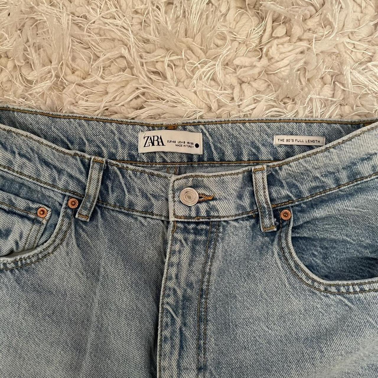 Zara 90s full length jeans Only worn a handful of... Depop