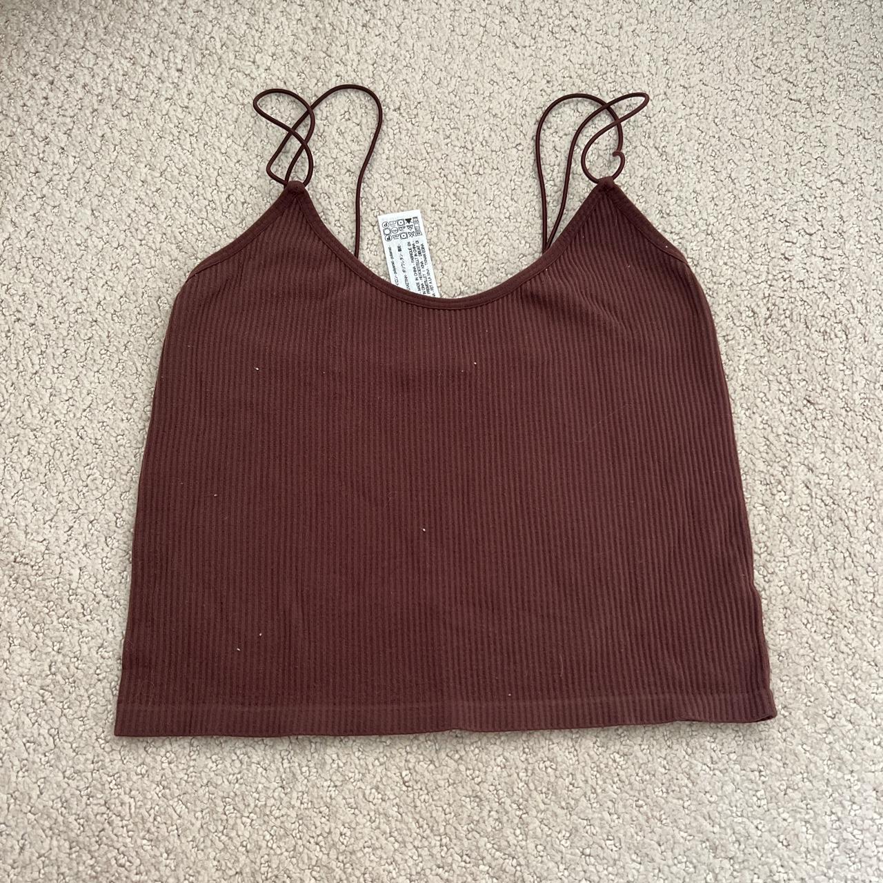 Zara Women's Brown Vest Depop