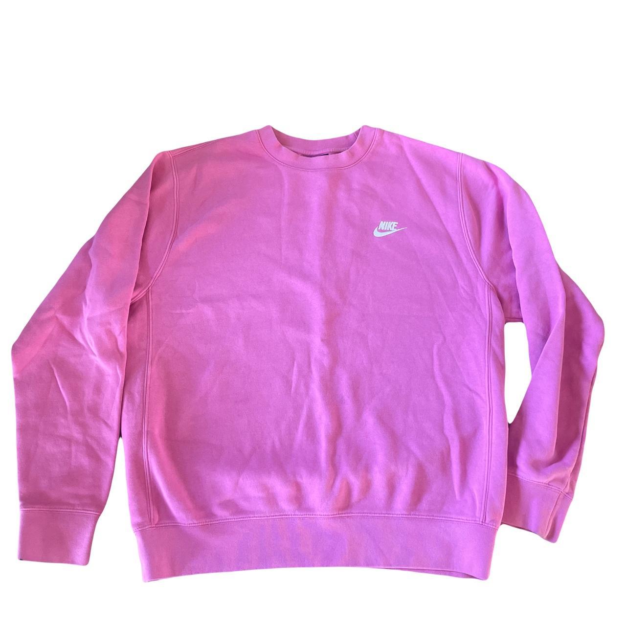 nike pink crewneck sweatshirt