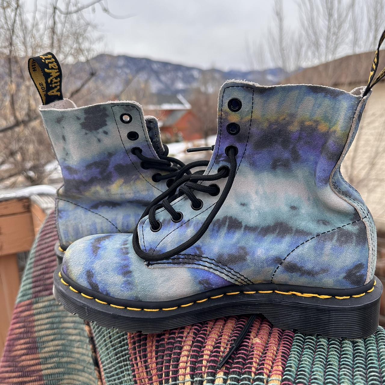 Blue Tye-dye Doc Martens Only worn once
