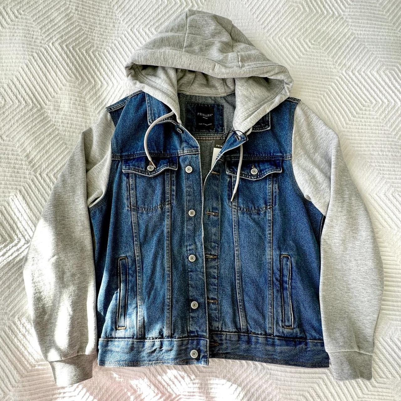 Primark Denim jacket with a hoodie. New with tags.... - Depop