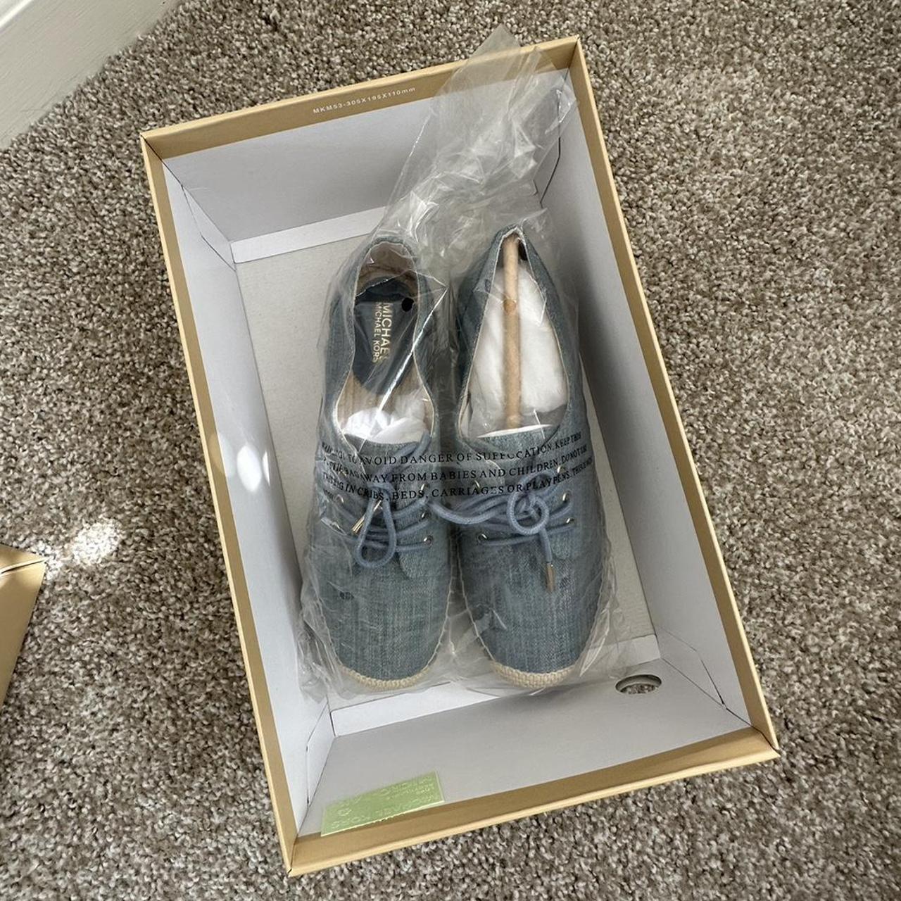 Michael kors hot sale denim shoes