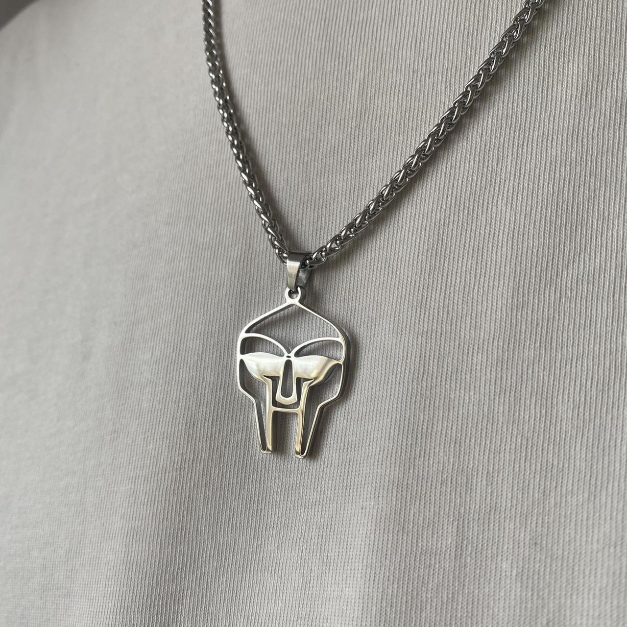 New Vintage Mf Doom Mask Pendant Necklace For Men Women Stainless Steel  Punk Fashion Egyptian Amulet Jewelry Gifts Dropshipping - AliExpress