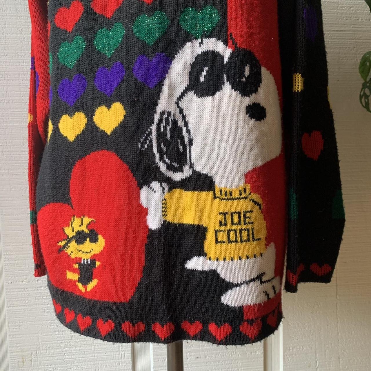 Vintage Snoopy Joe Cool Sweater With Adorable Depop