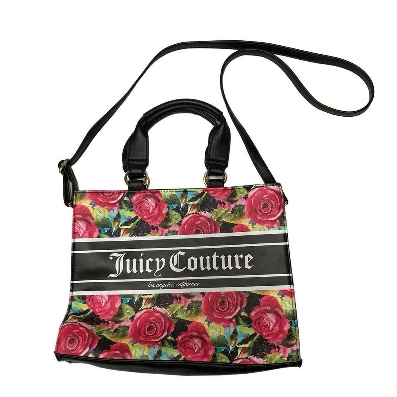 Nwt Juicy Couture Black Multi Rose Juicy hotsell Billboard SM Backpack