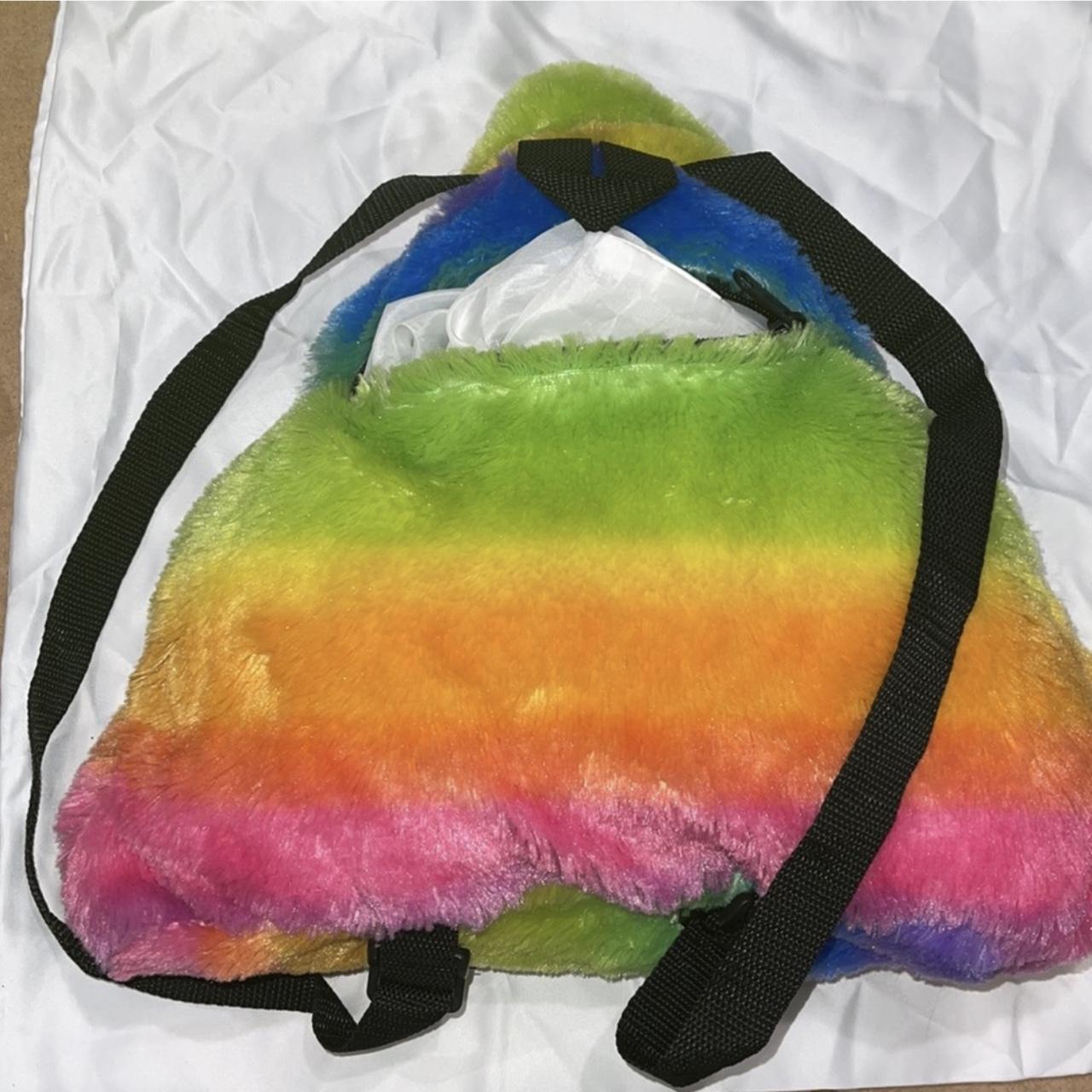 rainbow poop emoji backpack Measurements 15” x... Depop