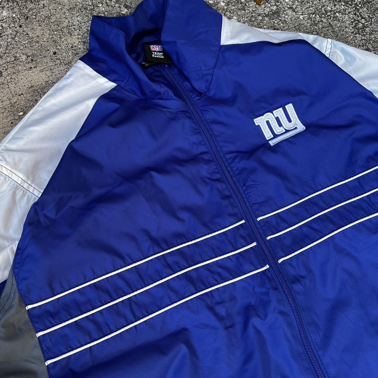 Reebok NFL New York Giants Pullover Zip Up Pit to - Depop