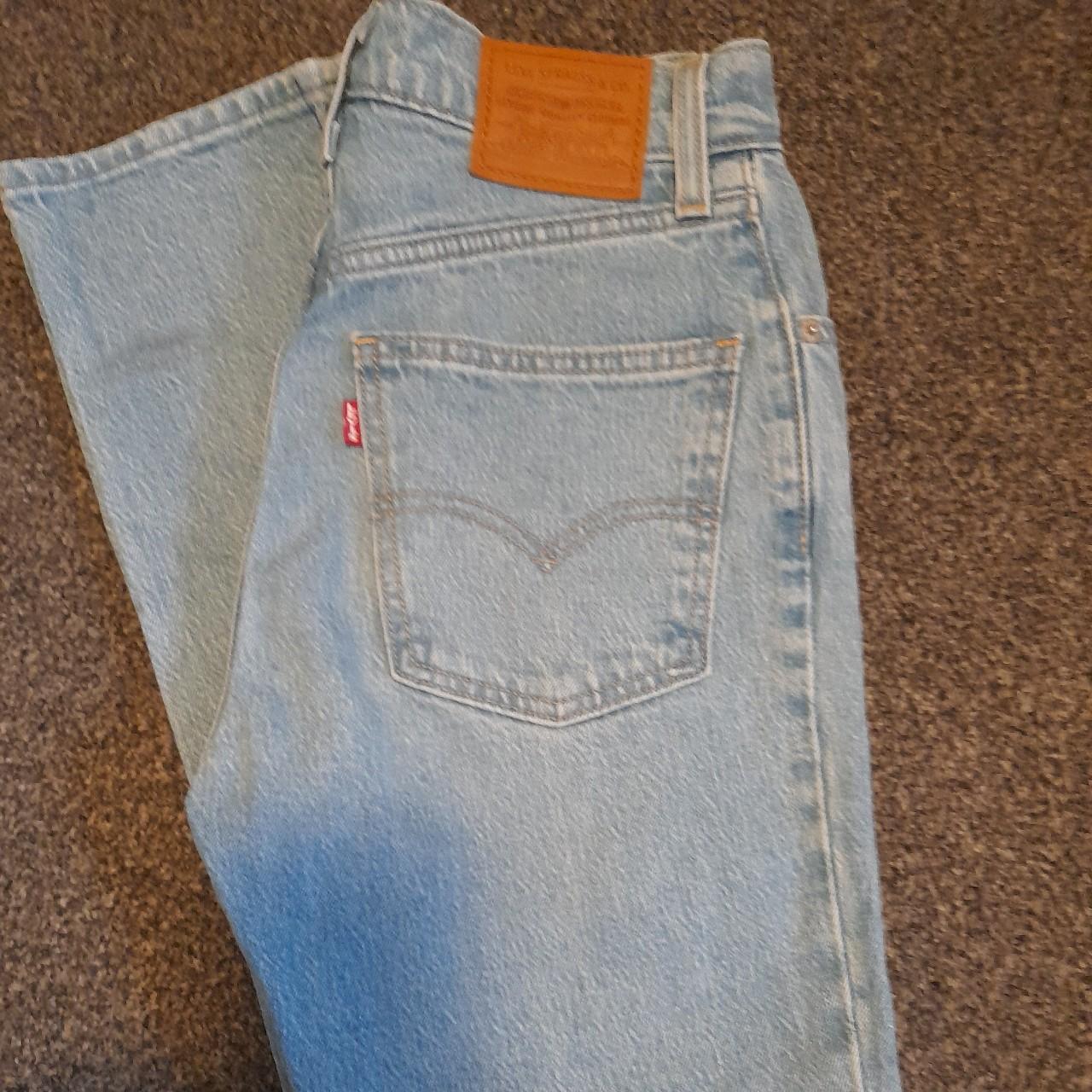 Levis 70s high slim straight. Worn once. Excellent... - Depop