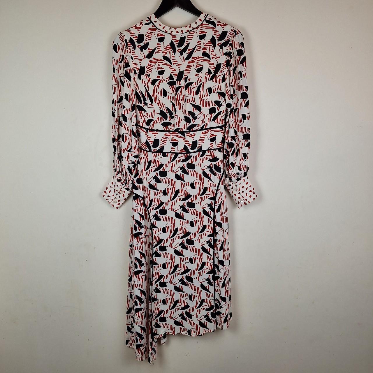 Reiss Emmi Midi Dress Size UK 10 Abstract Floral. Depop