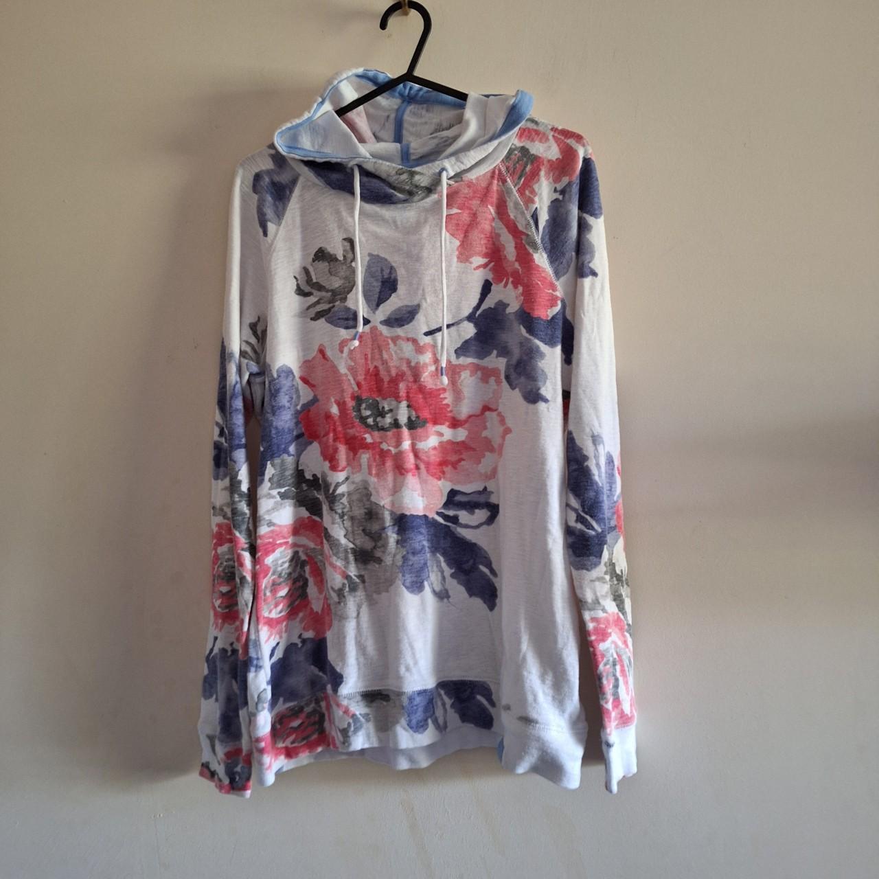 Joules floral hoodie best sale