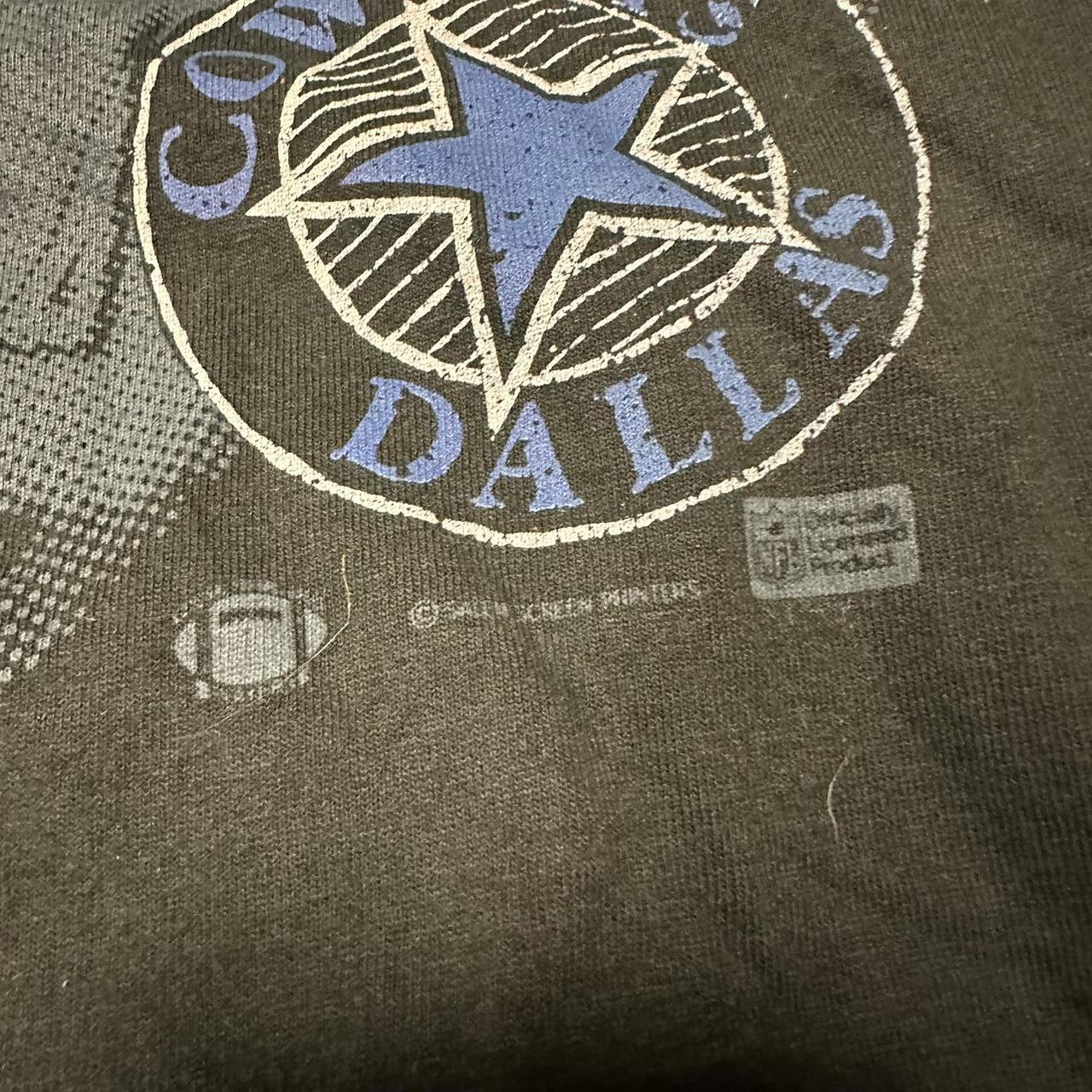 Vintage 80s Dallas cowboys t shirt Tagged size large - Depop