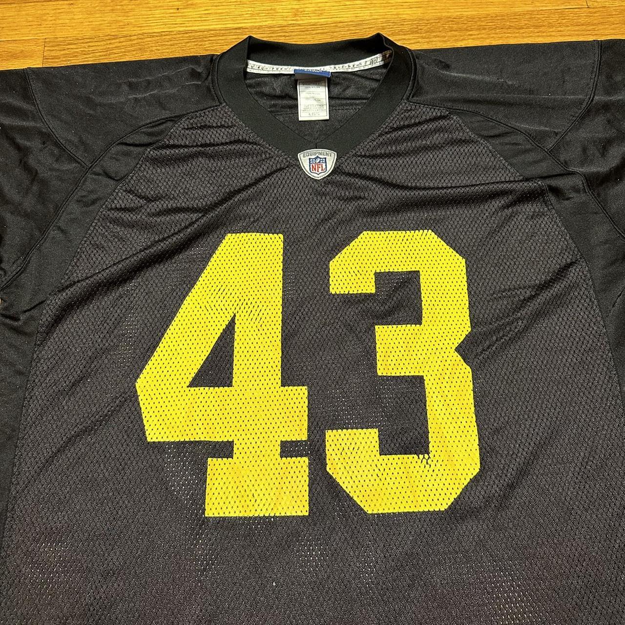 TROY POLAMALU Pittsburgh Steelers NFL Reebok Jersey - Depop