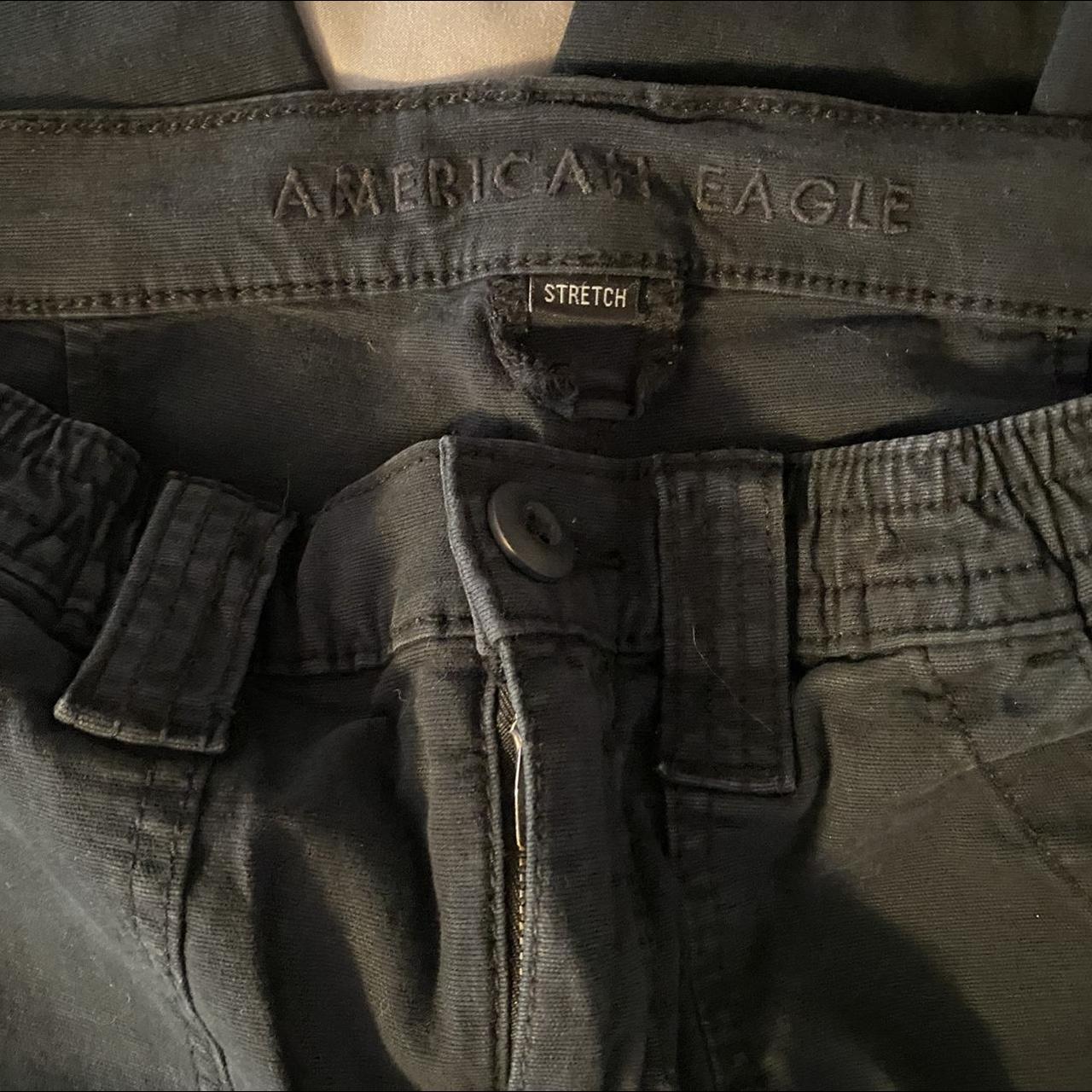 american eagle “90s” cargo style pants black never... Depop
