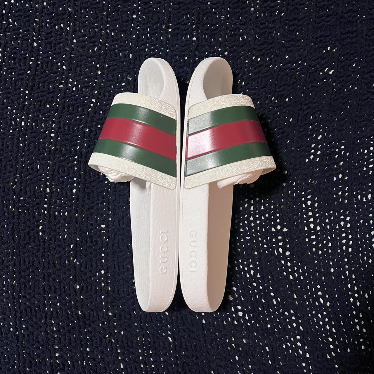 Gucci Slides Size 9! gucci slides goodcondition Depop