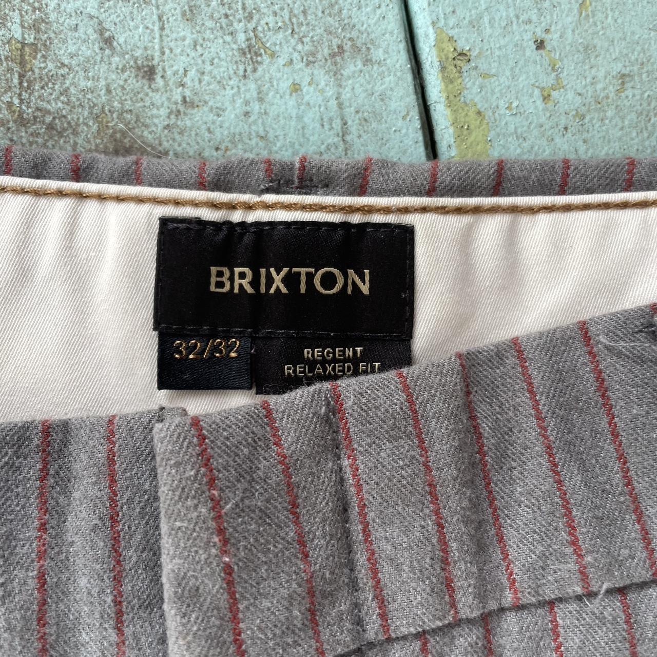 Brixton Men's Navy and Grey Trousers (3)