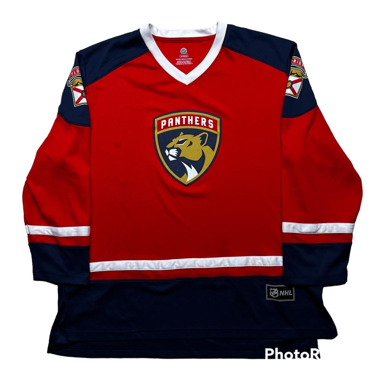 Pro Player Florida Panthers Stitched Hockey Jersey - Depop