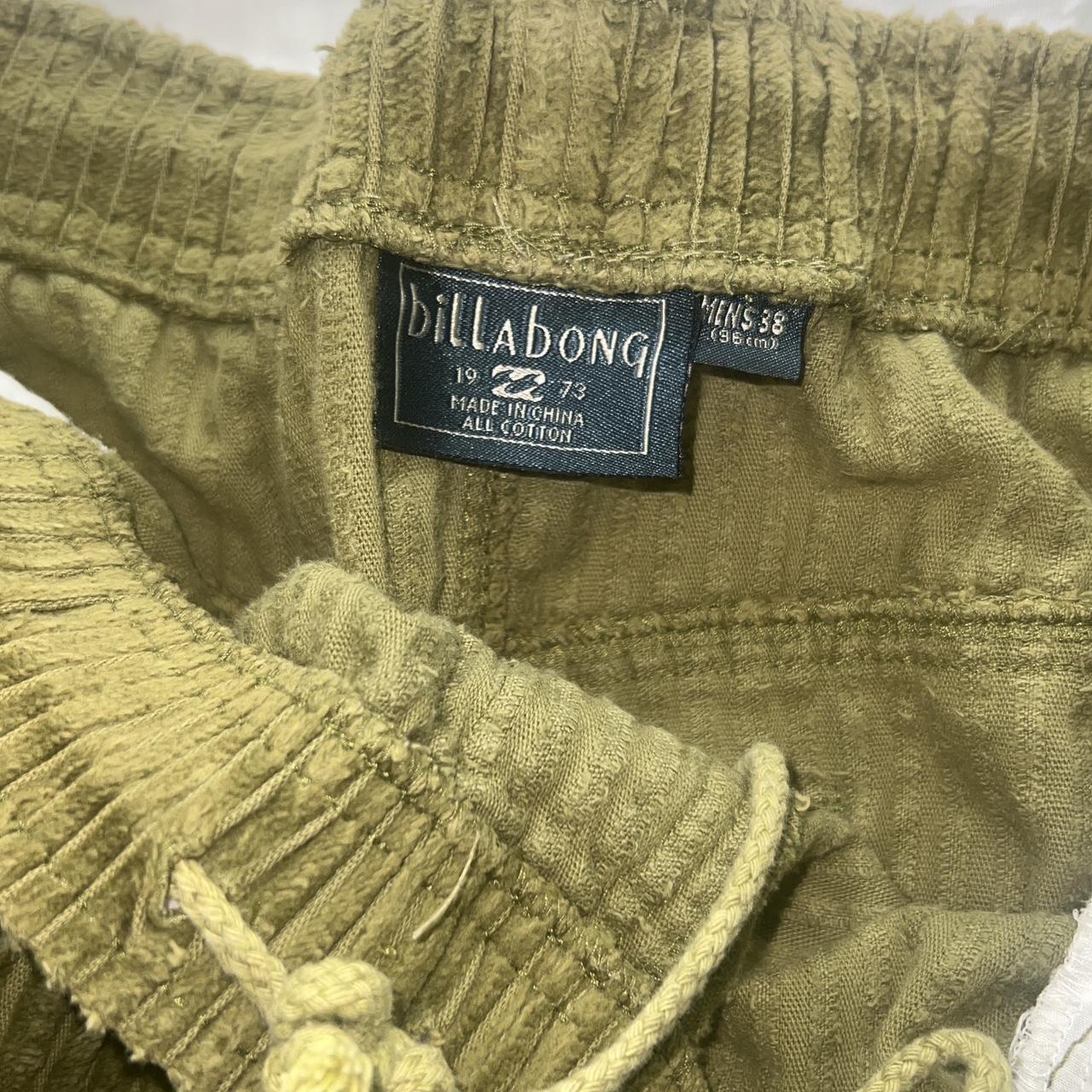 Vintage green billabong chunky corduroy Depop