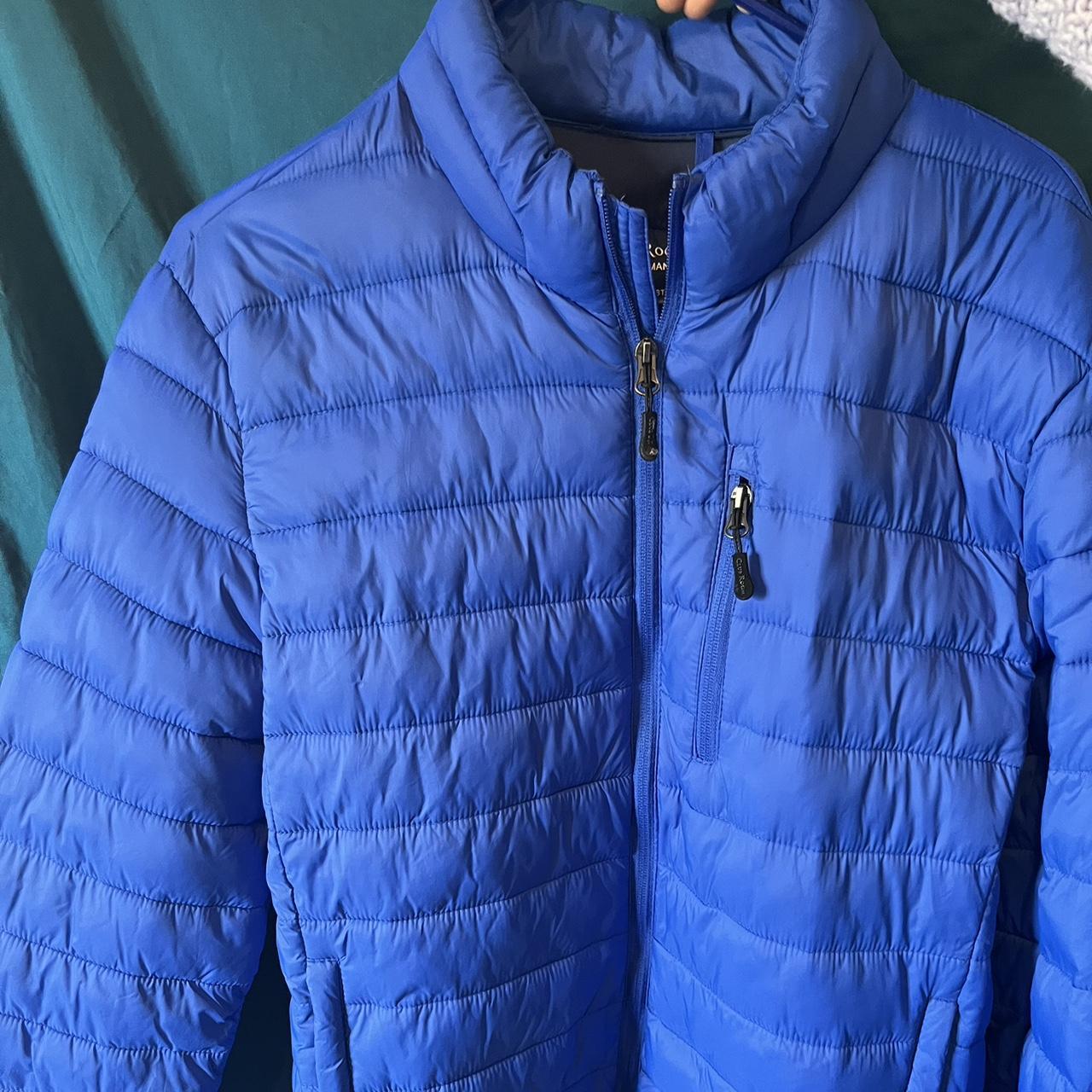 Club Room Men's Blue Jacket | Depop