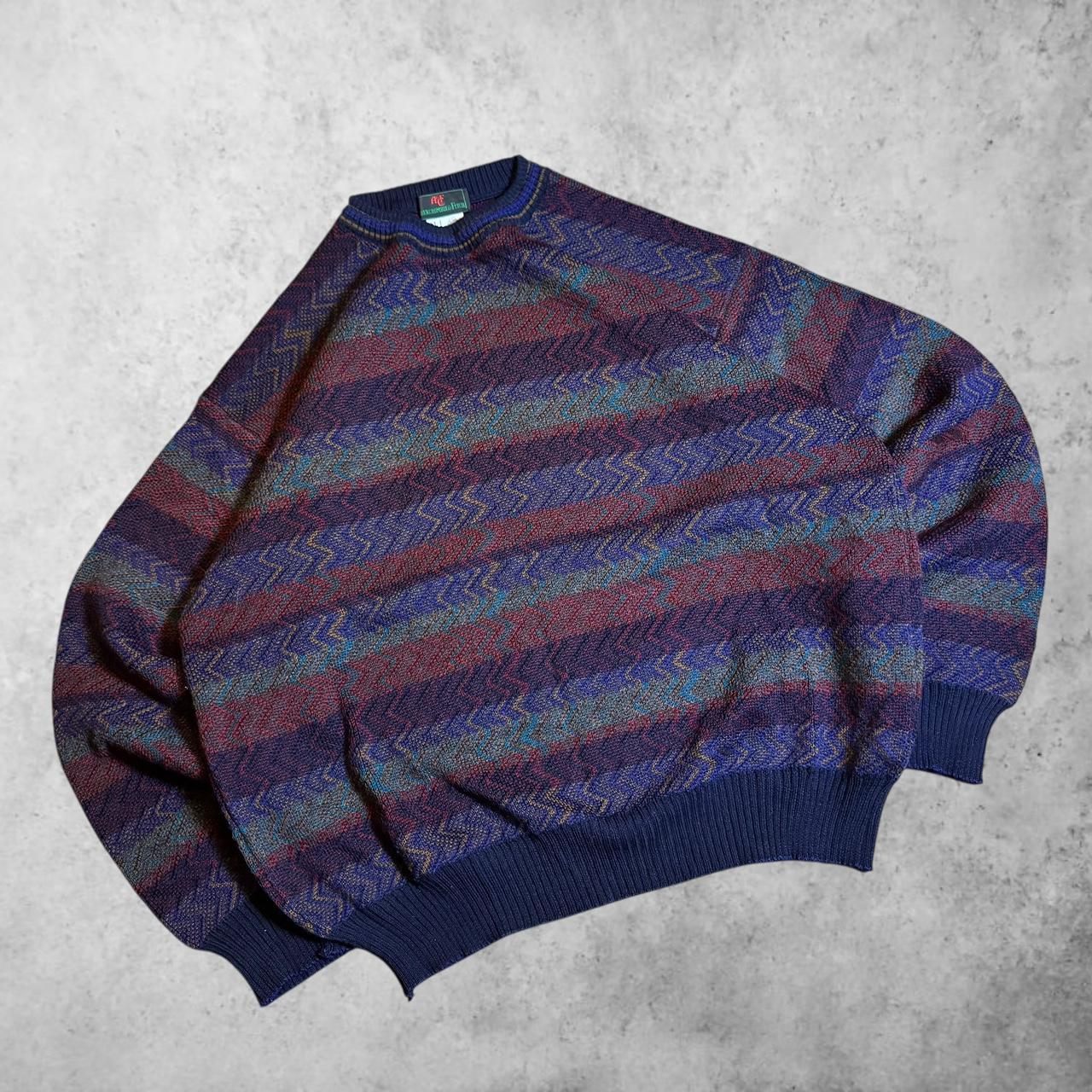 Abercrombie & Fitch Men's Sweater - Multi/Blue - … - image 2