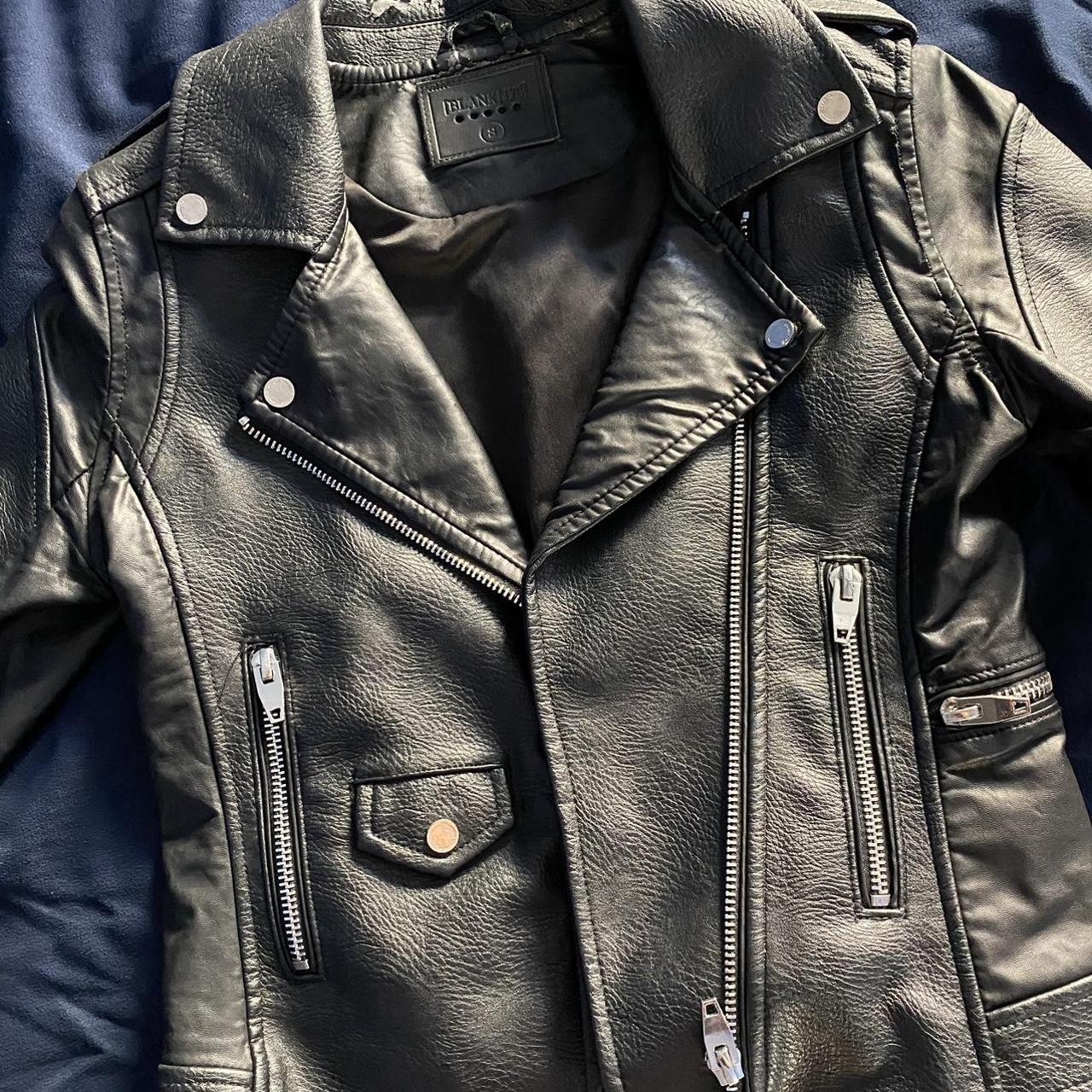 Blank NYC Leather Jacket Depop