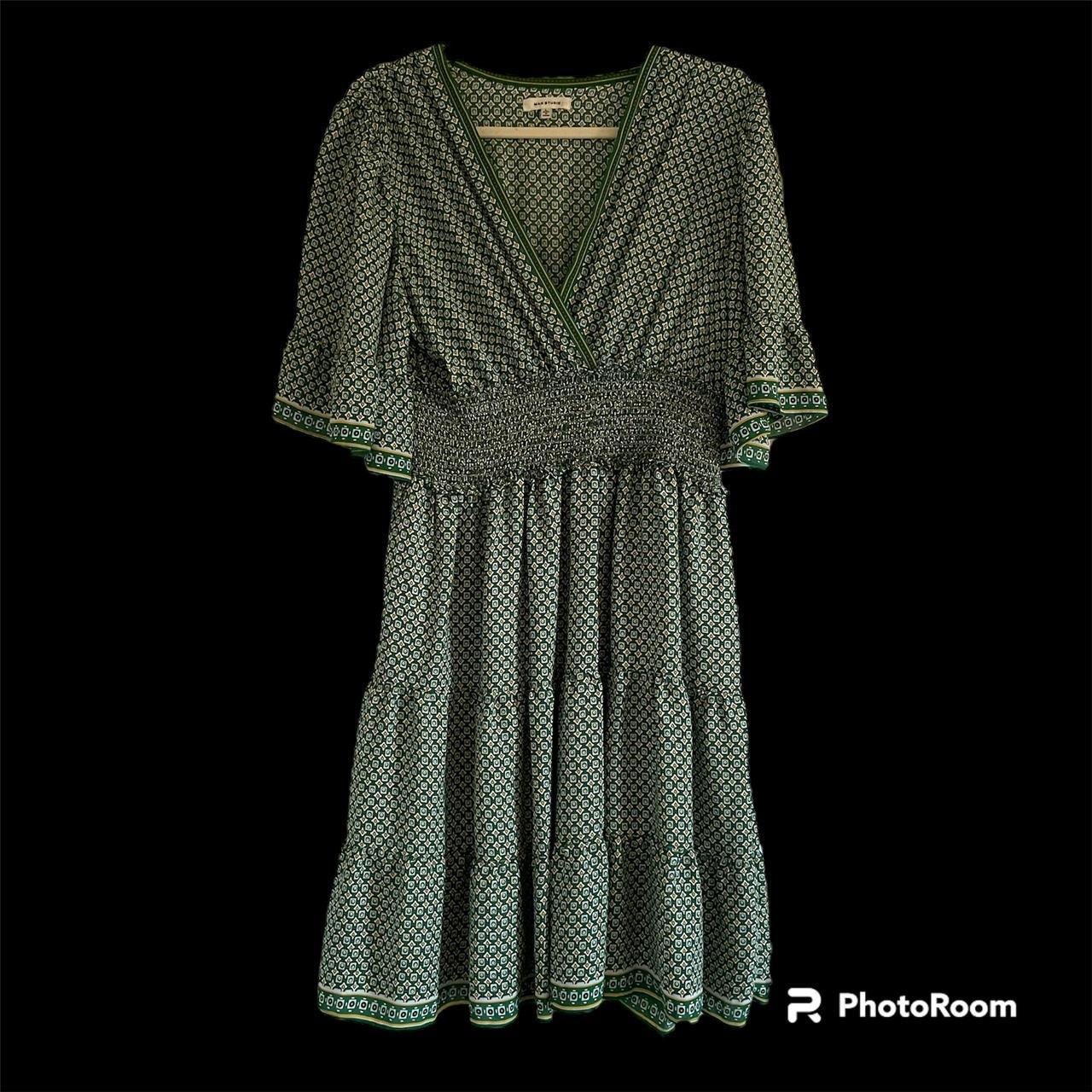 Max studio cheap green dress