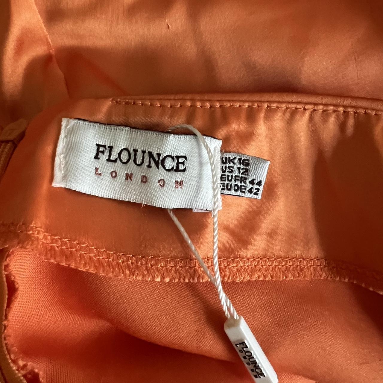 Flounce London Women's Orange Skirt (4)