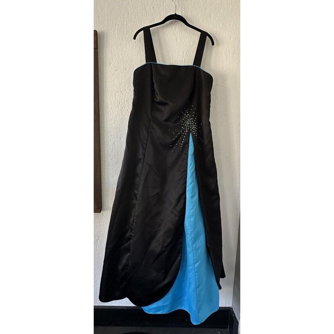 Onyx nites sleeveless evening gown best sale