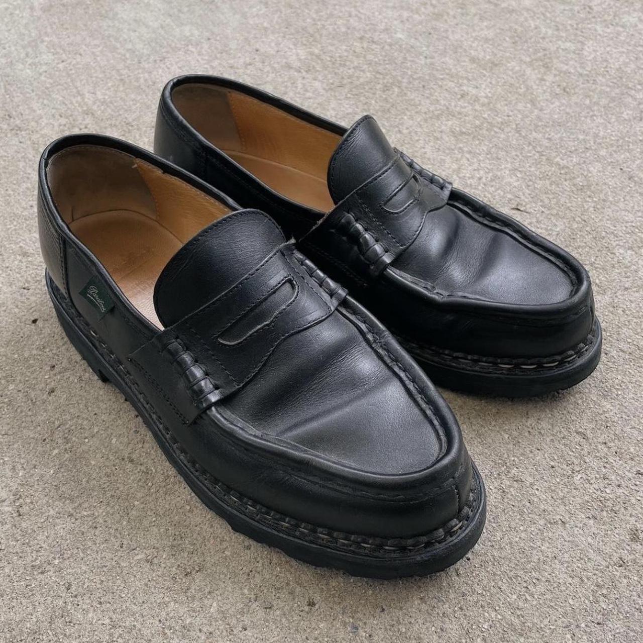 Paraboot Reims loafers Beautiful black leather penny... - Depop